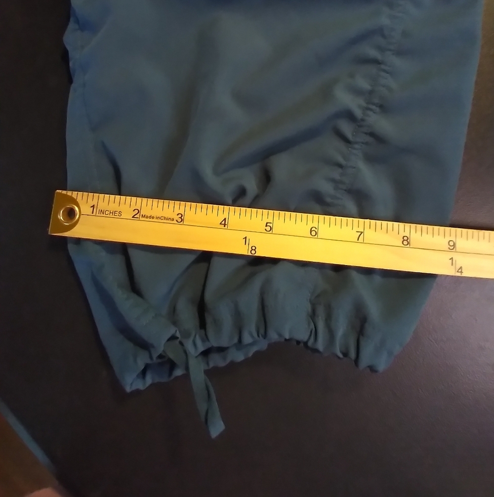 RBX Aqua Drawstring Flowy Capri Pants XL Pockets Athleisure Performance - Picture 9 of 10